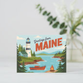Maine Briefkaart (Staand voorkant)