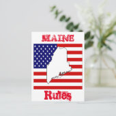 MAINE BRIEFKAART (Staand voorkant)