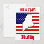 MAINE BRIEFKAART (Voorkant / Achterkant)