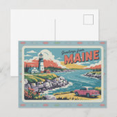 Maine Briefkaart (Voorkant / Achterkant)