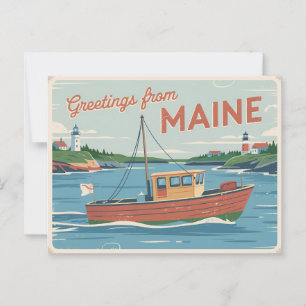Maine Briefkaart