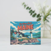 Maine Briefkaart (Staand voorkant)