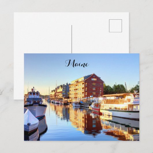 MAINE BRIEFKAART (Voorkant / Achterkant)