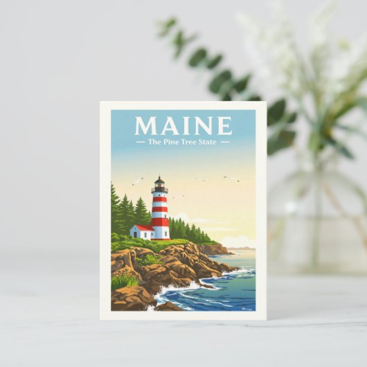  Maine Briefkaart (Staand voorkant)