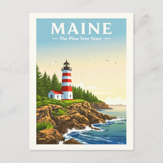  Maine Briefkaart (Voorkant)