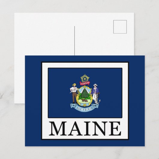 Maine Briefkaart (Voorkant / Achterkant)
