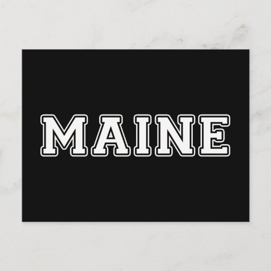 Maine Briefkaart (Voorkant)
