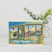 Maine Briefkaart Bewegende Aankondiging (Staand voorkant)