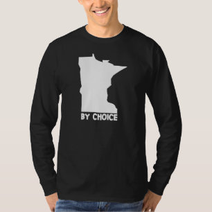 Maine-by-Choice Home State-kaart Easters omlaag T-shirt