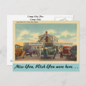 Maine, Camp Ellis Pier Briefkaart (Voorkant / Achterkant)