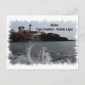 Maine Cape Neddick - Nubble Light Briefkaart (Voorkant)
