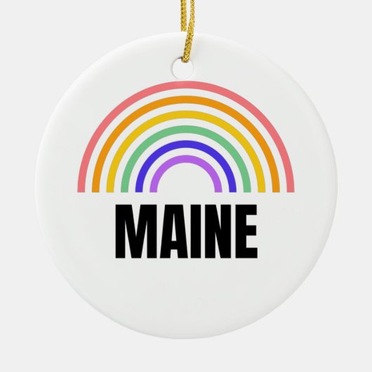 Maine - Cat - North Star - Maine Coon - Lighthouse Keramisch Ornament (Voorkant)