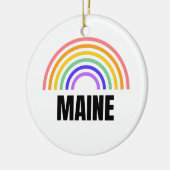 Maine - Cat - North Star - Maine Coon - Lighthouse Keramisch Ornament (Links)