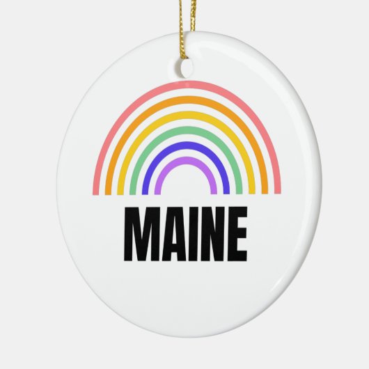 Maine - Cat - North Star - Maine Coon - Lighthouse Keramisch Ornament (Links)