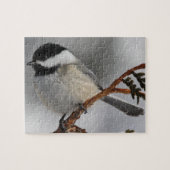 Maine Chickadee Legpuzzel (Horizontaal)