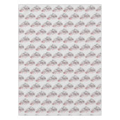 Maine Chickadee Vogel Winter Kerstvakantie Sneeuw Tafelkleed (Voorkant)