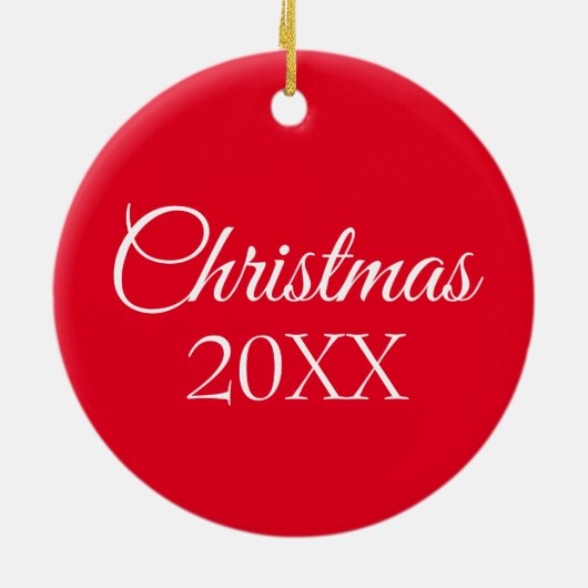 Maine Chickadee Vogelpen en Ink Kerstvakantie Keramisch Ornament (Achterkant)