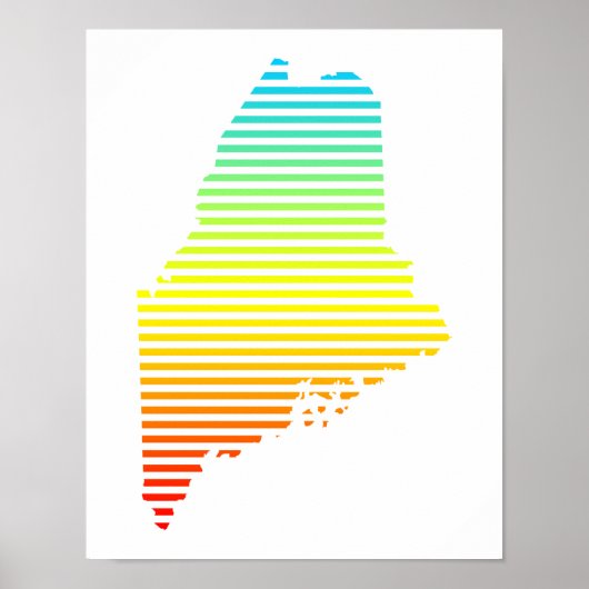 maine chill vervagen poster (Voorkant)