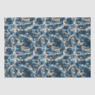 Maine Christmas Village bedekt met sneeuw Tissuepapier