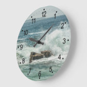 Maine Coast Acadia Ocean Waves Grote Klok (Hoek)