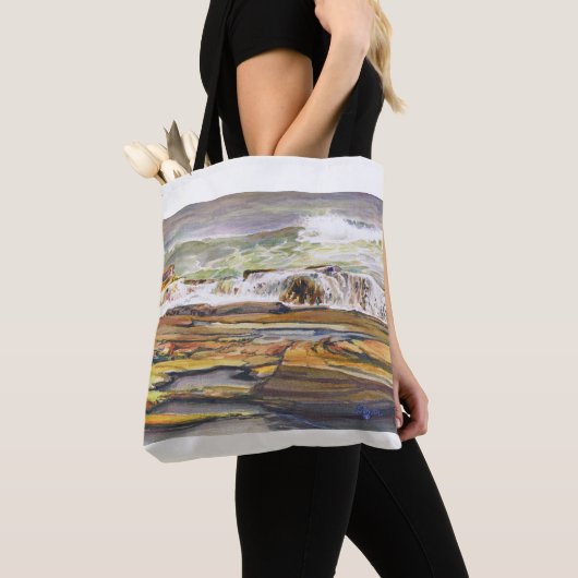 Maine Coast Beach Tote Bag (Dichtbij)