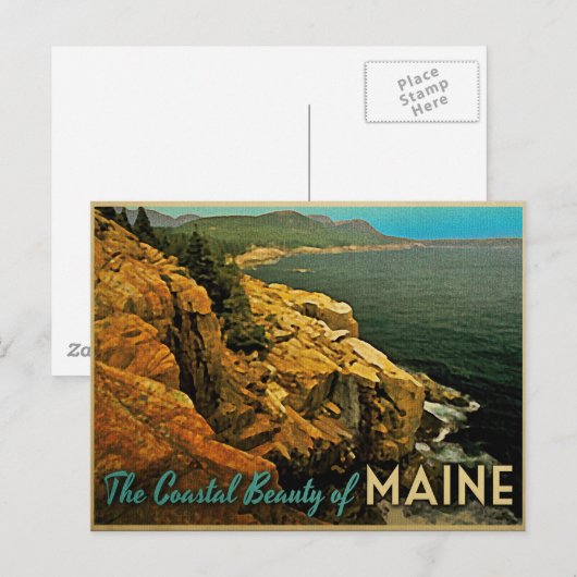  Maine Coast Briefkaart (Voorkant / Achterkant)