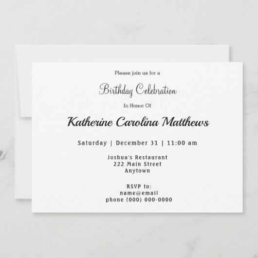 Maine Coast Lighthouse Birthday Kaart (Achterkant)