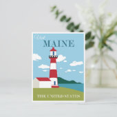  maine Coast Lighthouse Revel Briefkaart (Staand voorkant)