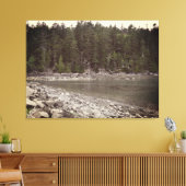 Maine Coastal Calm Canvas Afdruk (Insitu (Woonkamer))