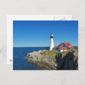 Maine Coastal Lighthouse Briefkaart (Voorkant / Achterkant)