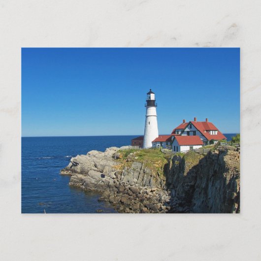 Maine Coastal Lighthouse Briefkaart (Voorkant)