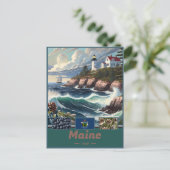 Maine Coastal Surreal Beauty Briefkaart (Staand voorkant)