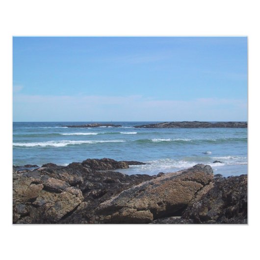 Maine Coastline Foto Afdruk (Voorkant)