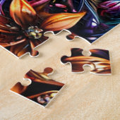 Maine Coon Abstract Geschenk Voor Kattenliefhebber Legpuzzel (Zijkant)