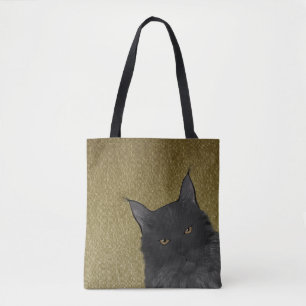 Maine Coon Allover Canvas tas