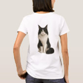Maine Coon black and white T-shirt (Achterkant)