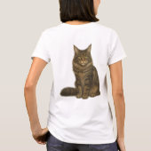 Maine Coon Brown Blotched Tabby T-Shirt (Achterkant)