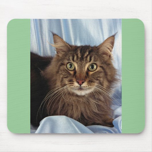 Maine Coon, bruin tafelblad Muismat (Voorkant)