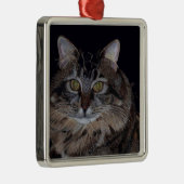 Maine Coon Cat Art Ornament (Rechts)