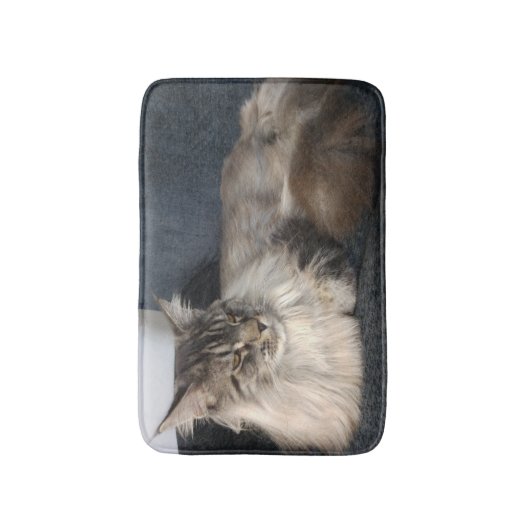 Maine Coon Cat Badmat (Voorkant Verticaal)