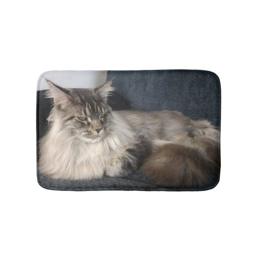 Maine Coon Cat Badmat (Voorkant)