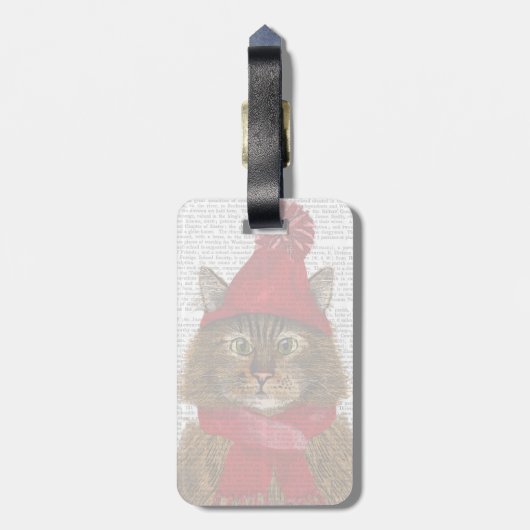 Maine Coon Cat Bagagelabel (Achterkant verticaal)