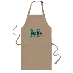 Maine Coon Cat Breed Monogram Lang Schort
