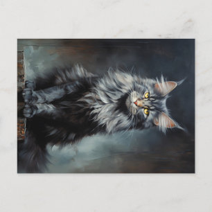 Maine Coon cat Briefkaart