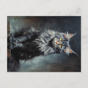 Maine Coon cat Briefkaart