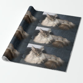 Maine Coon Cat Cadeaupapier