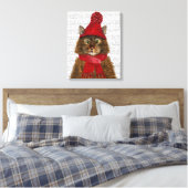 Maine Coon Cat Canvas Afdruk (Insitu (Slaapkamer))