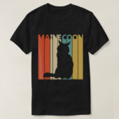 Maine Coon Cat Cat Eigenaar Gift T-shirt (Design voorkant)