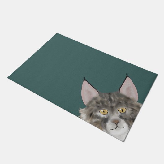 Maine Coon Cat Dep Deurmat (Schuin)