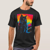 Maine Coon Cat Design T-shirt (Voorkant)